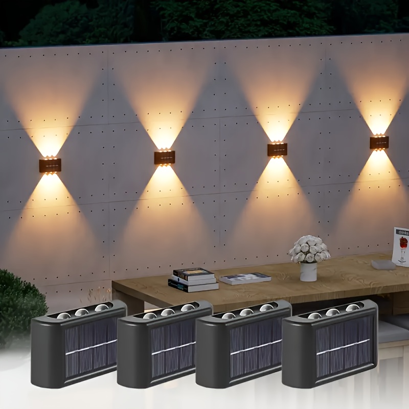 Led Lighting Decor - Lámpara Solar LED para Exteriores, Impermeable,