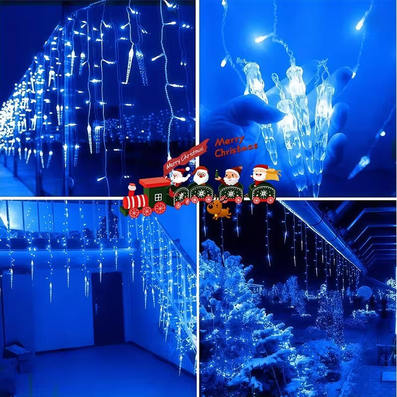 Fairy Light Curtain - Luces de Cortina de Hielo de