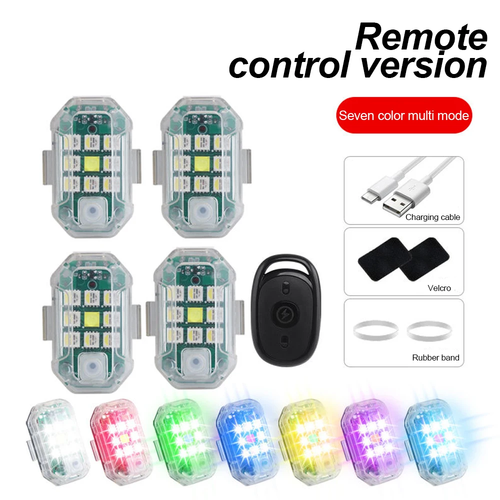 Touch Dimmer Lamp - Luz LED estroboscópica de avión con