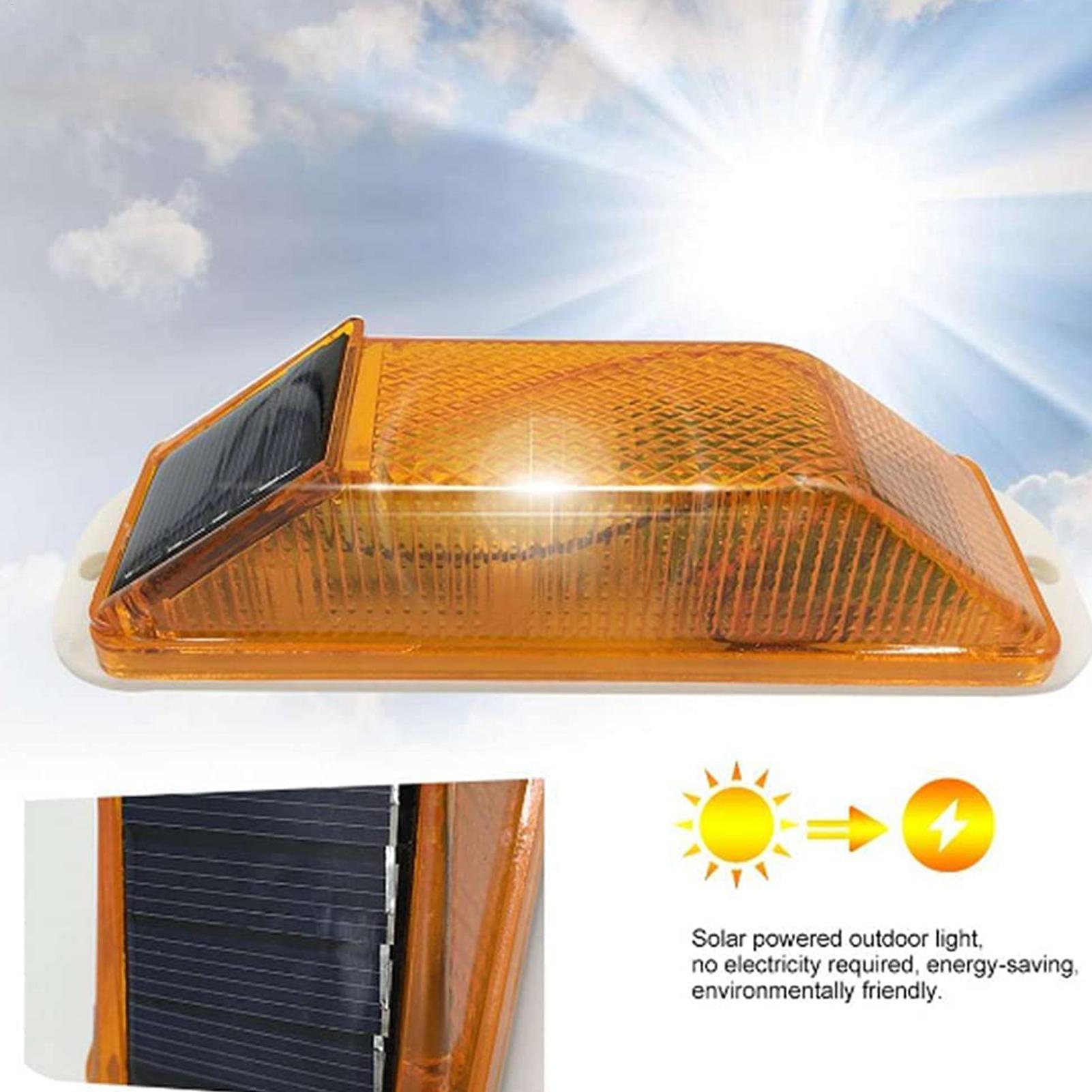 Touch Dimmer Lamp - Lámpara de Advertencia Estroboscópica Solar LED,