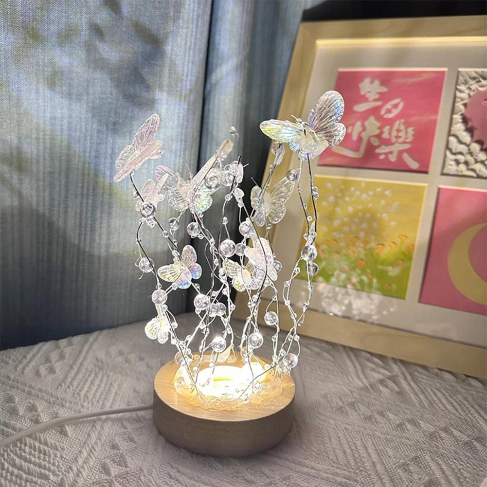 Up Lighting Decor - Juego de luces nocturnas de mariposa