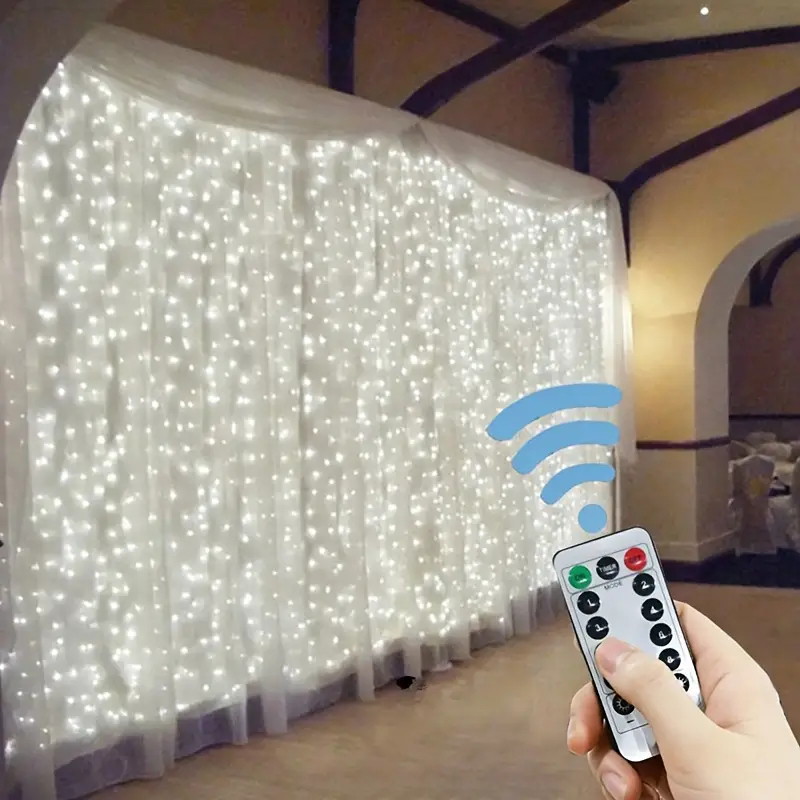 Fairy Light Curtain - Guirnalda de luces LED para cortina