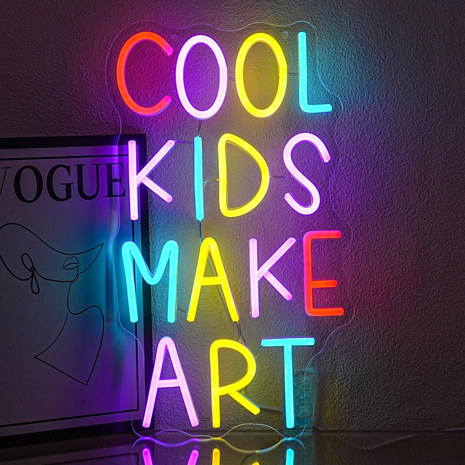 Led Lighting Wall Decor - Letrero Luminoso LED USB Regulable con