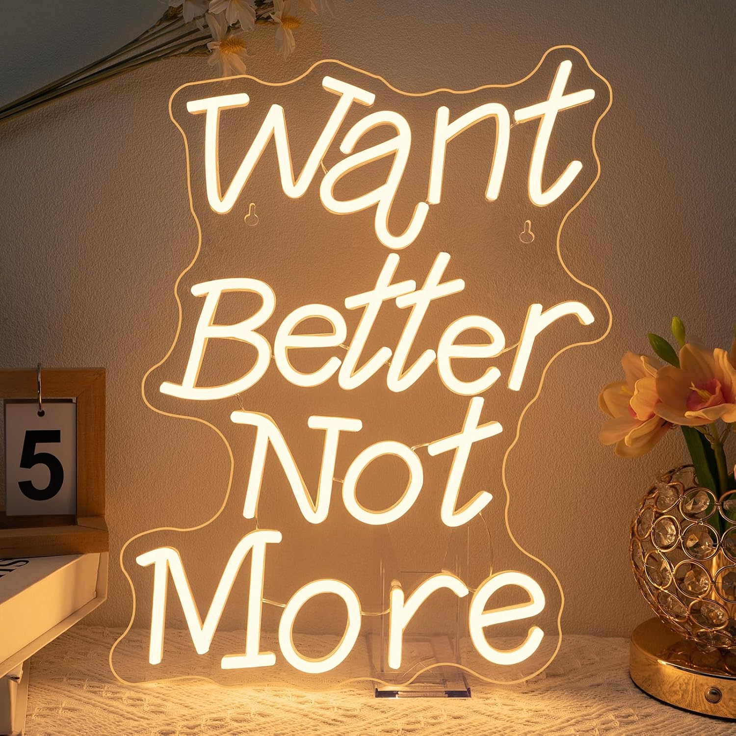 Lighting Decor And More - Letrero de Neón con la Frase