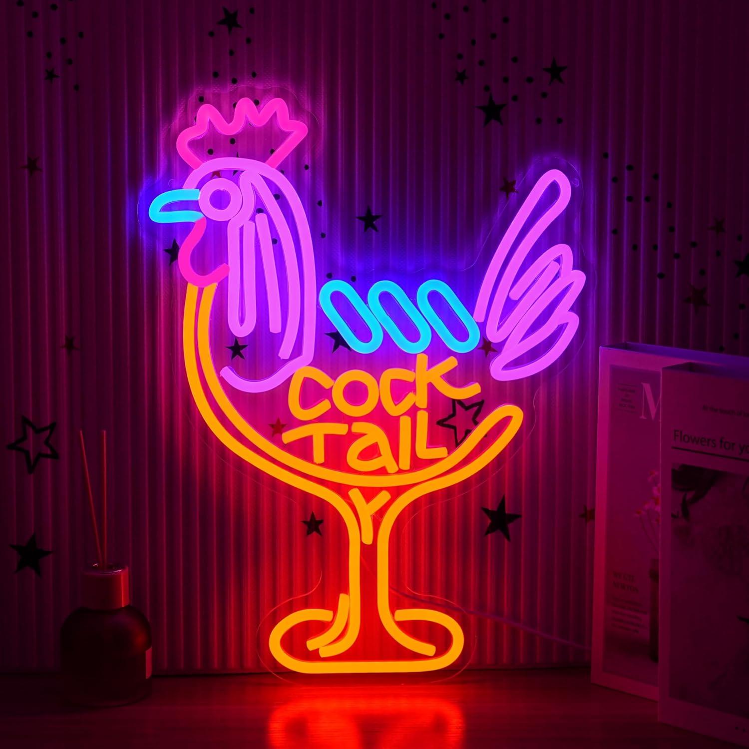 Kitchen Decor Lighting - Letrero Luminoso LED USB Regulable con