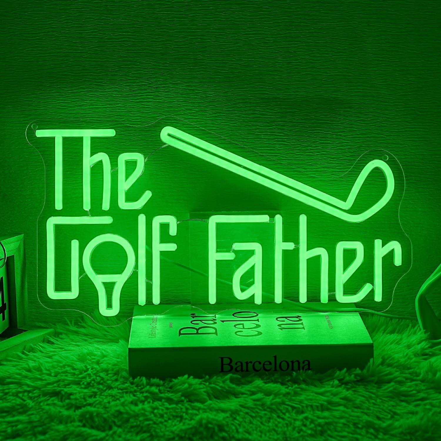 Letrero de Neón 'The Golf Fath - Led Lighting Wall Decor reseña y precio