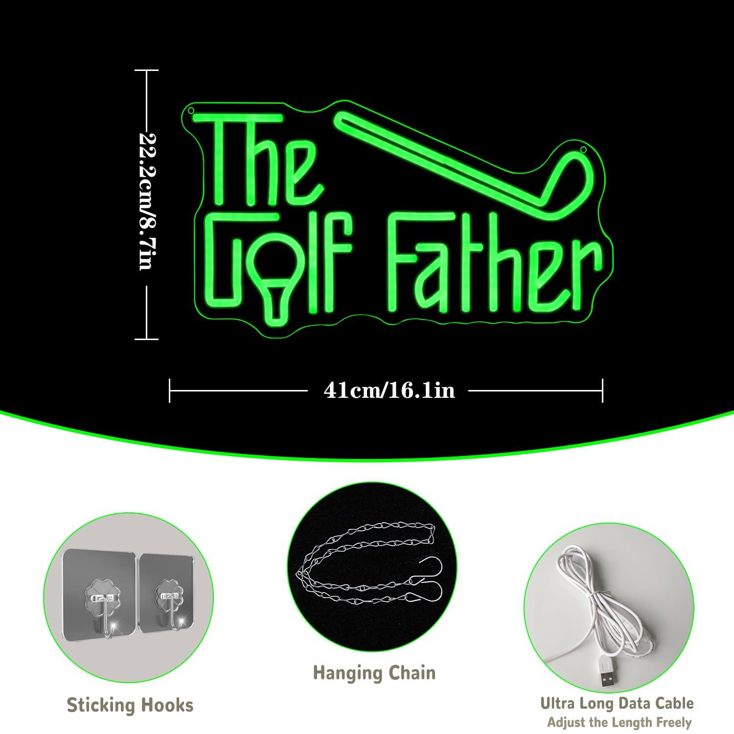 Letrero de Neón 'The Golf Fath - Led Lighting Wall Decor reseña y precio