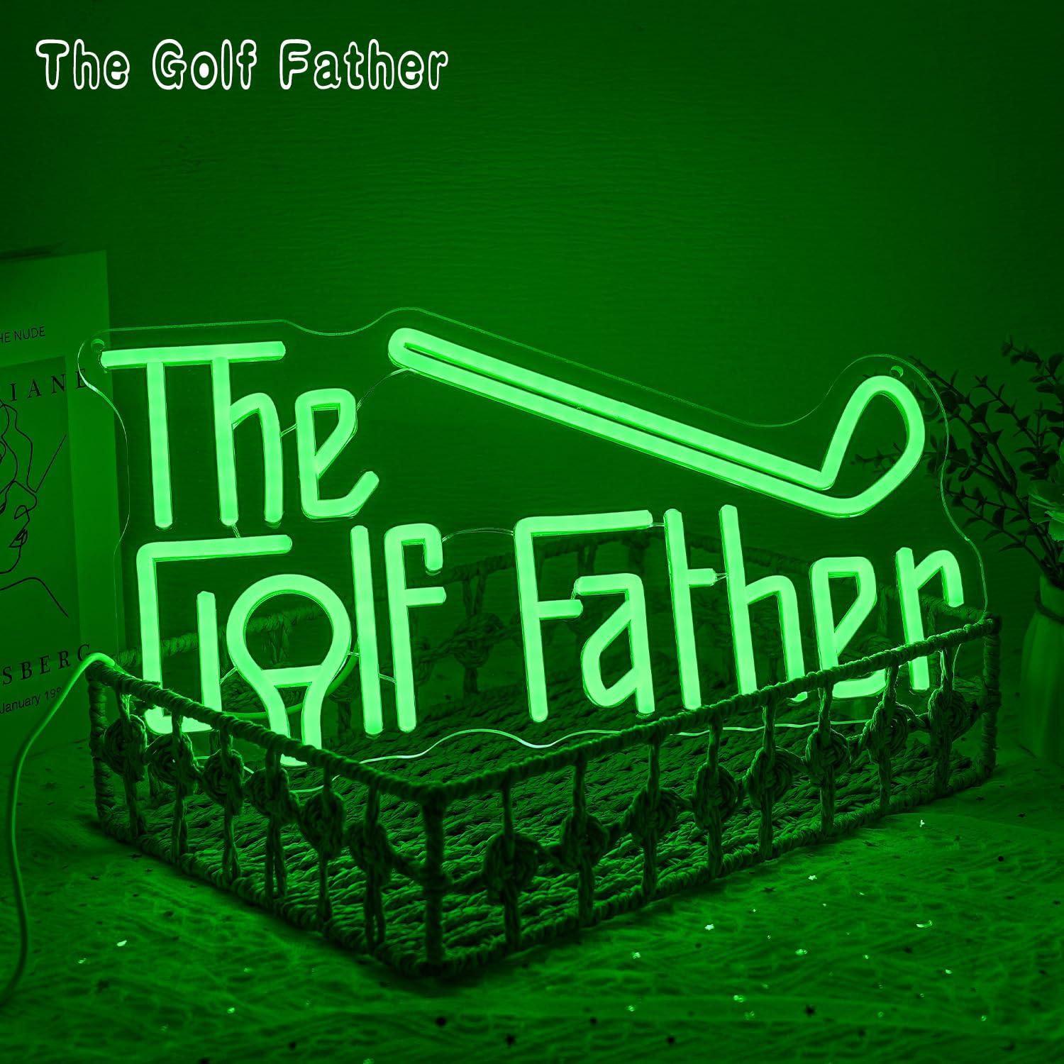 Letrero de Neón 'The Golf Fath - Led Lighting Wall Decor reseña y precio
