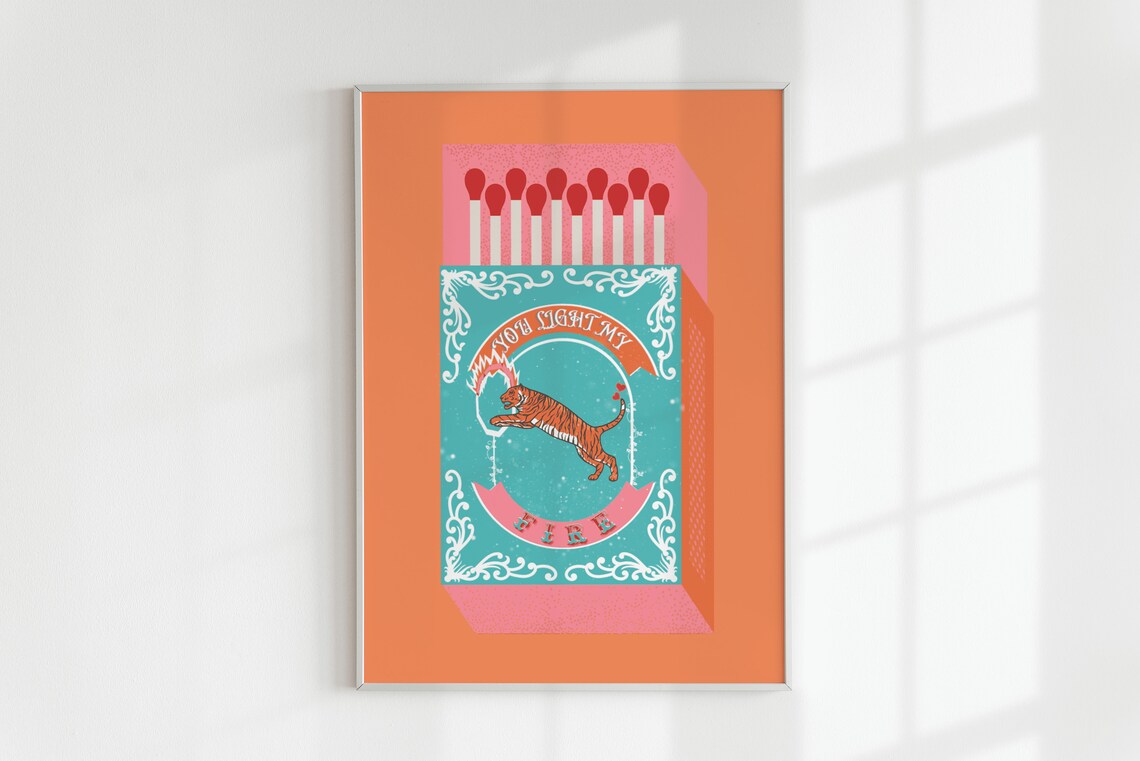 You Light My Fire Orange Match - Kitchen Decor Lighting reseña y precio