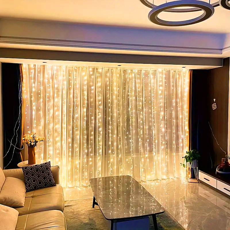 Guirnalda de luces LED USB con - Fairy Light Curtain reseña y precio