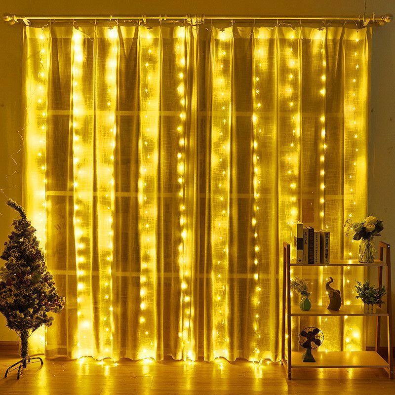 Guirnalda de luces LED USB con - Fairy Light Curtain reseña y precio