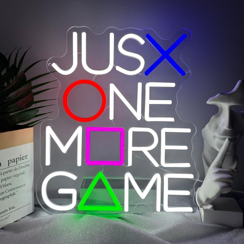 Letrero de Neón 'Just One More - Lighting Decor And More reseña y precio