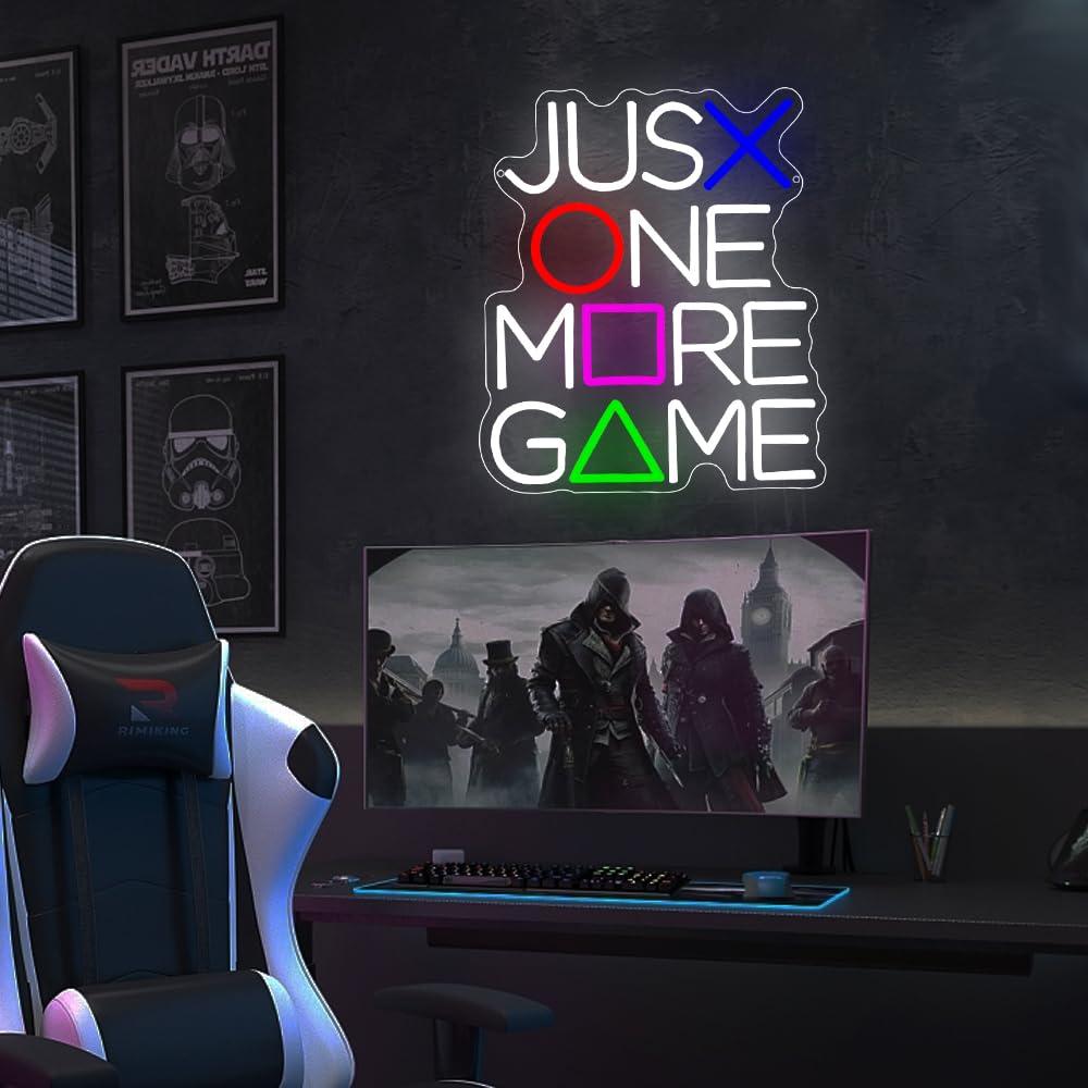 Letrero de Neón 'Just One More - Lighting Decor And More reseña y precio