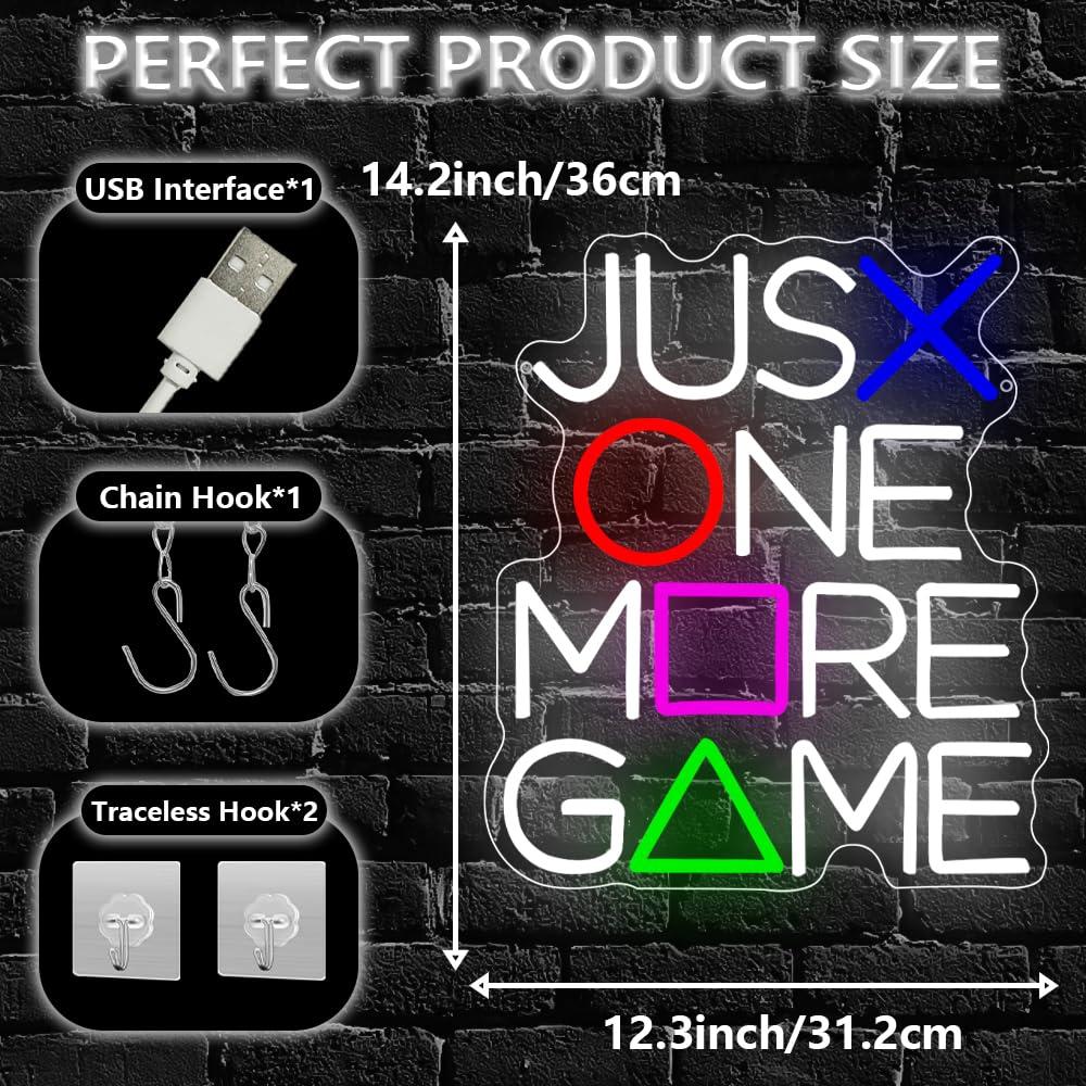 Letrero de Neón 'Just One More - Lighting Decor And More reseña y precio