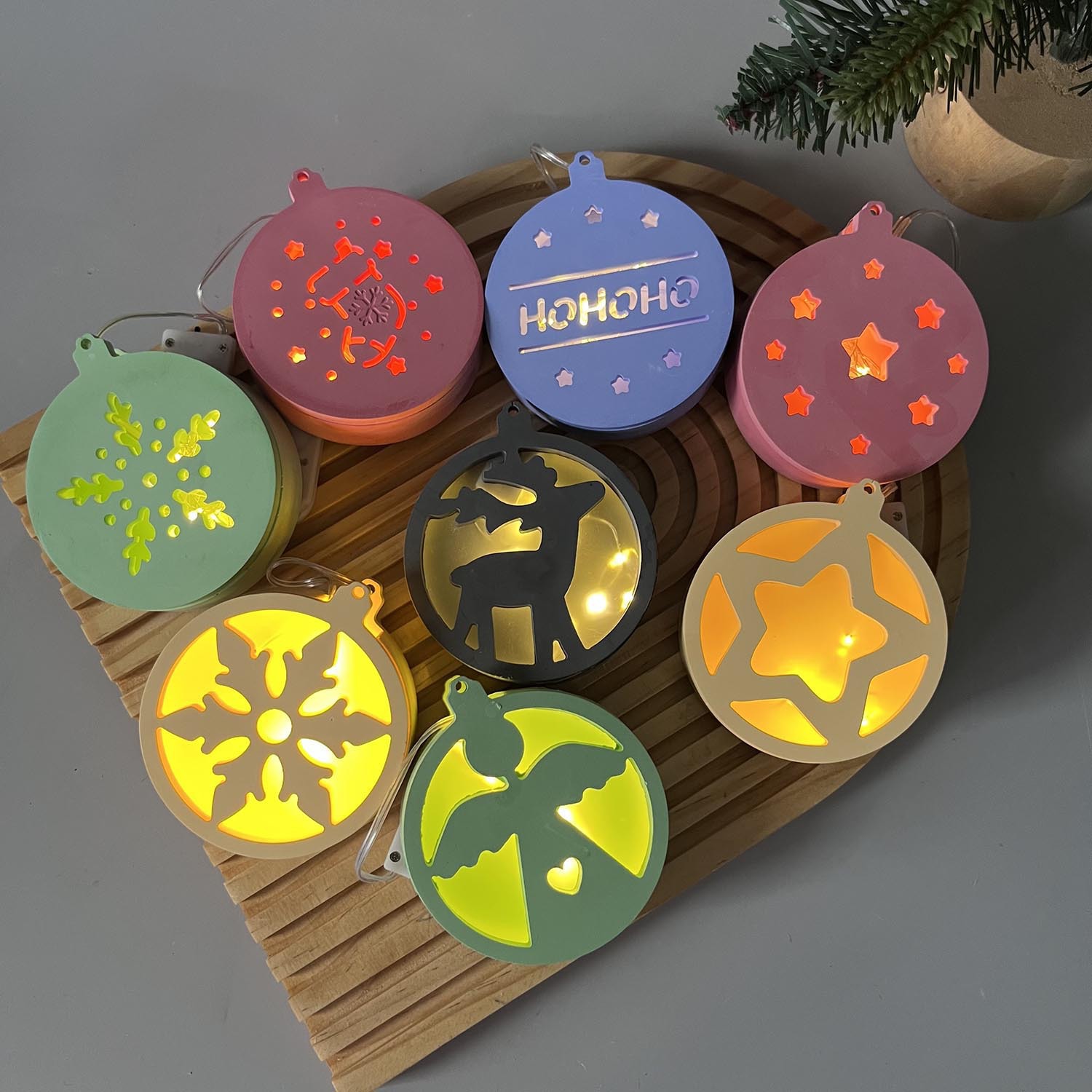 Serie navideña, colgante de lu - Pendant Lighting Christmas Decor reseña y precio
