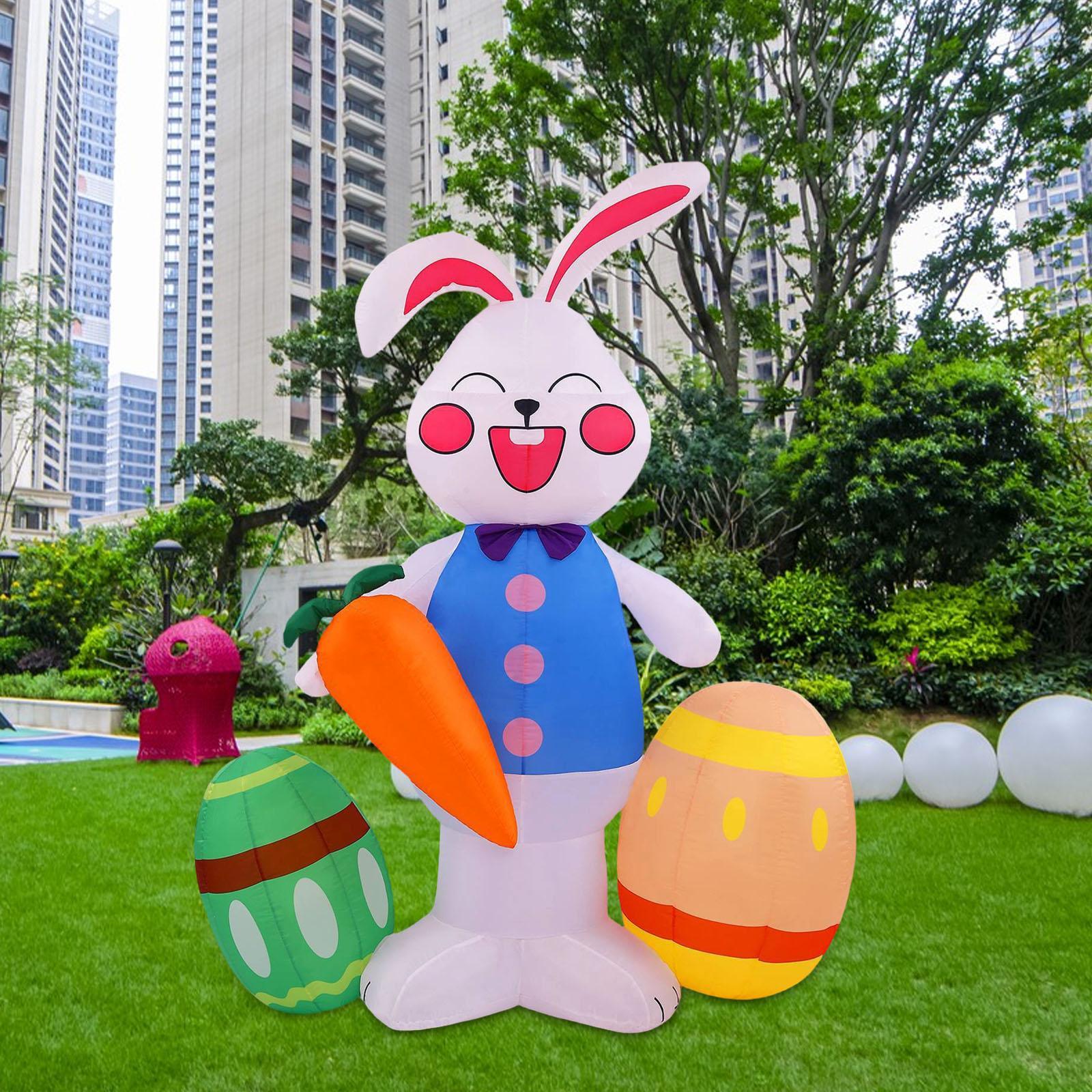 Conejo de Pascua Inflable con  - Up Lighting Decor reseña y precio