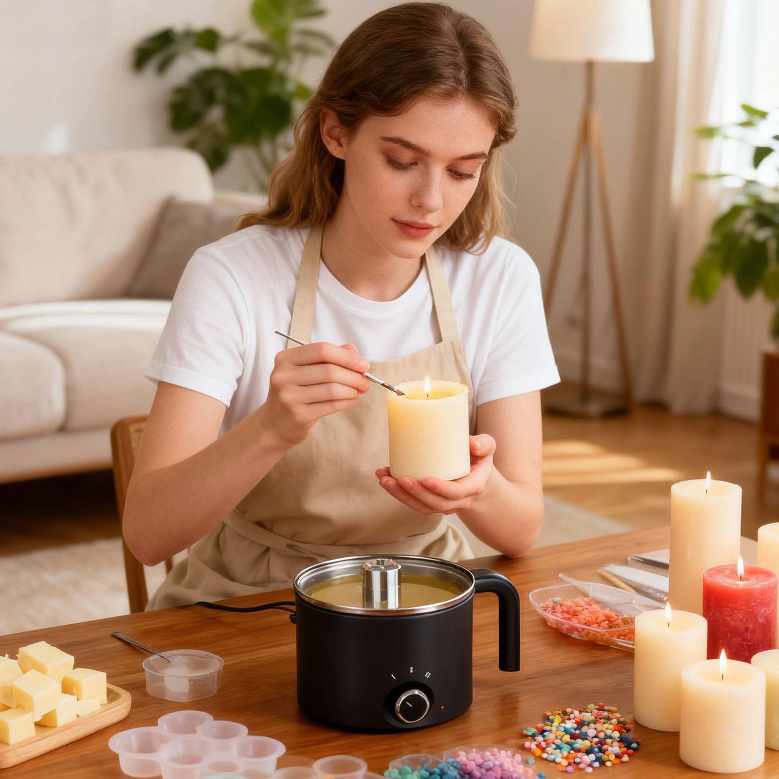 Olla para Derretir Cera de 1.5 - Wax Melter Electric reseña y precio