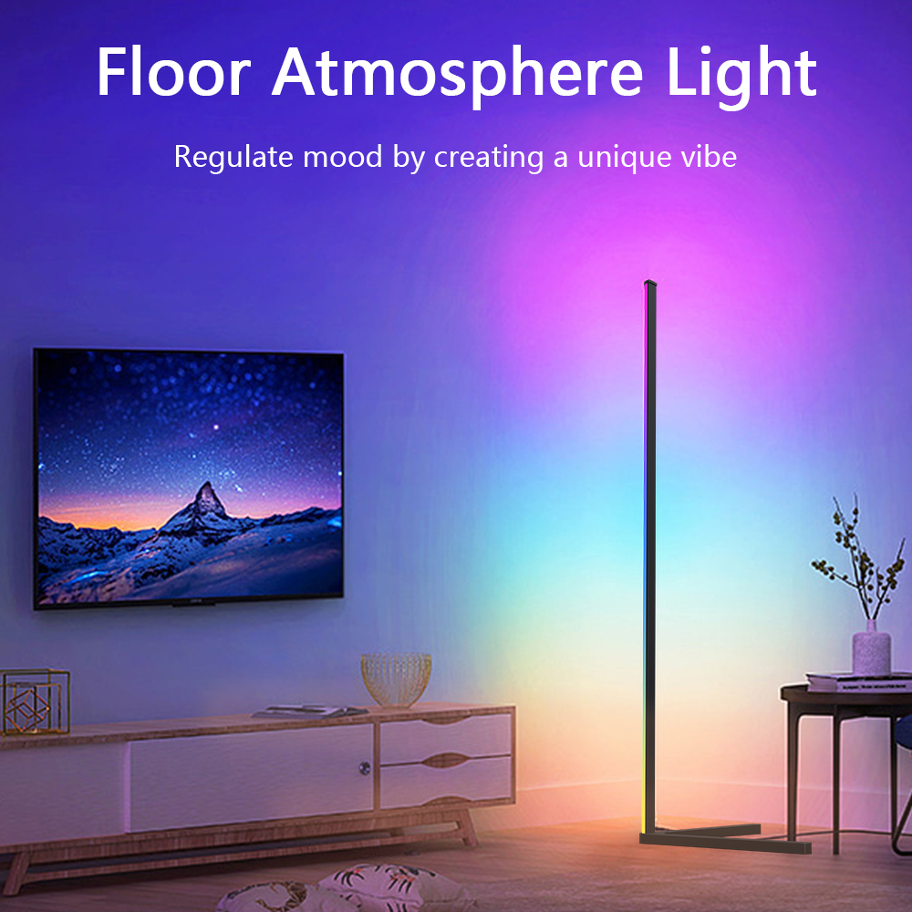 Lámpara de pie RGBW nórdica mo - Floor Lamp Tripod reseña y precio