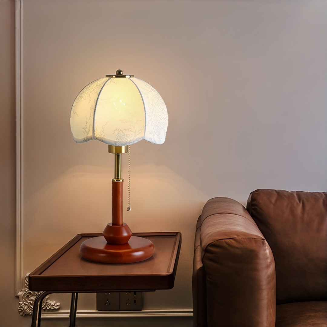 Lámpara de Mesa Vintage con Fo - Led Lighting Decor reseña y precio