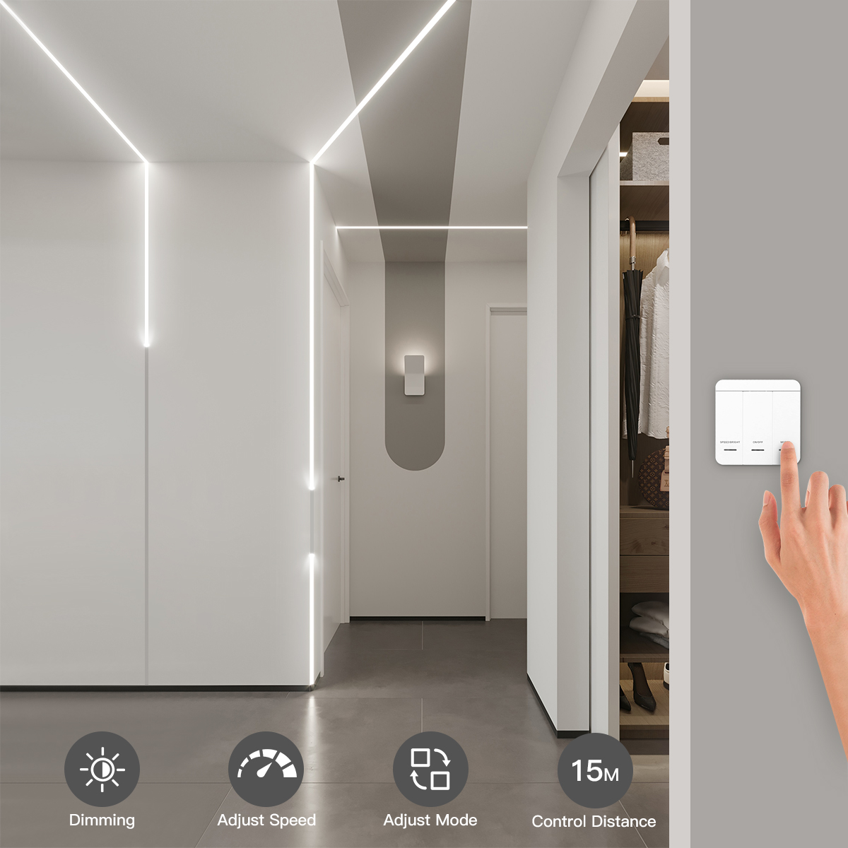 Tira de luces LED direccionabl - Kitchen Decor Lighting reseña y precio