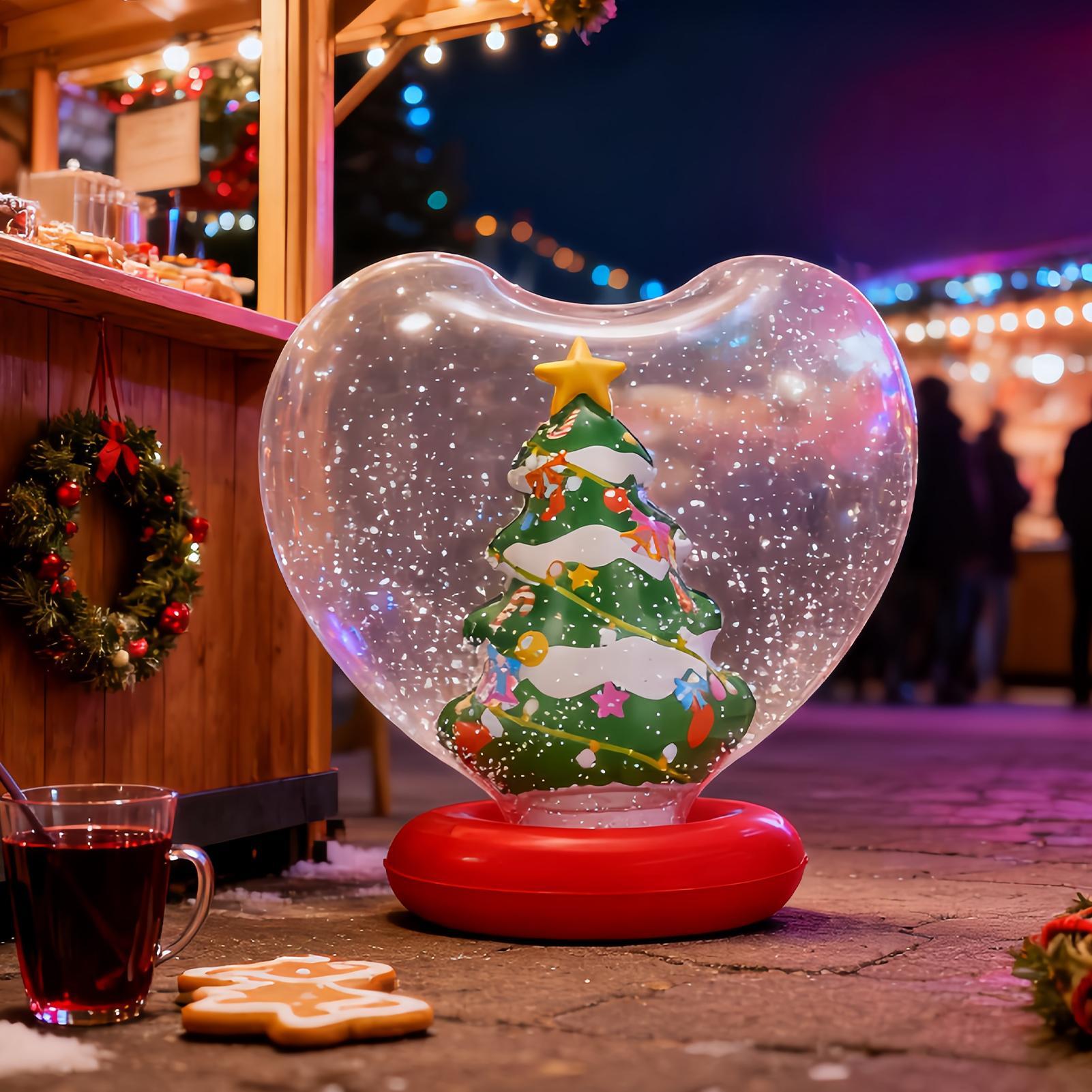 Bola de Navidad inflable gigan - Up Lighting Decor reseña y precio