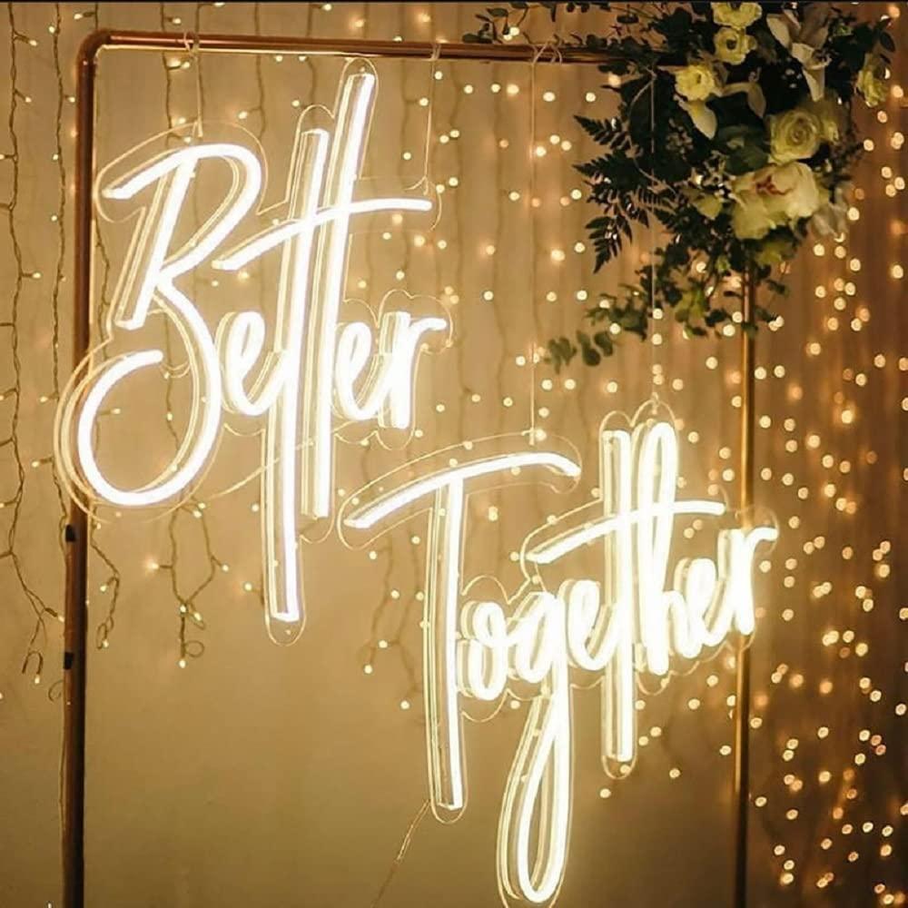 Letrero de Neón 'Better Togeth - Lighting Decor For Living Room reseña y precio
