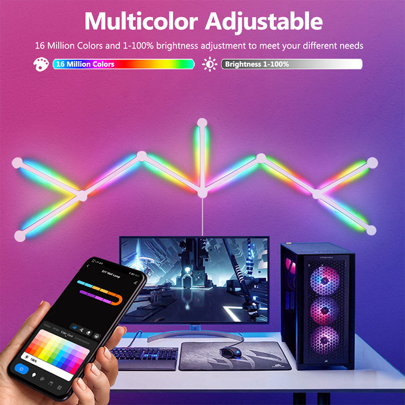 Lámpara de pared RGB inteligen - Led Lighting Wall Decor reseña y precio
