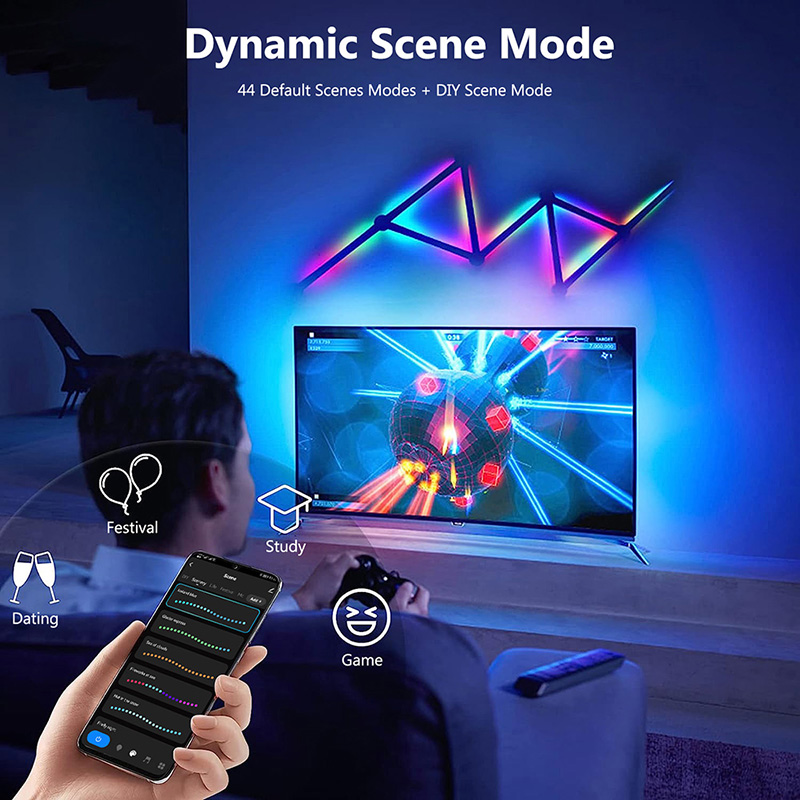 Lámpara de pared RGB inteligen - Led Lighting Wall Decor reseña y precio