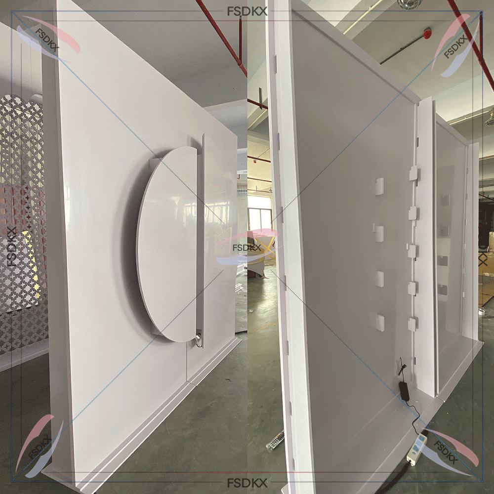 Luz de fondo cuadrada RGB 3D d - Lighting Decor Rentals reseña y precio