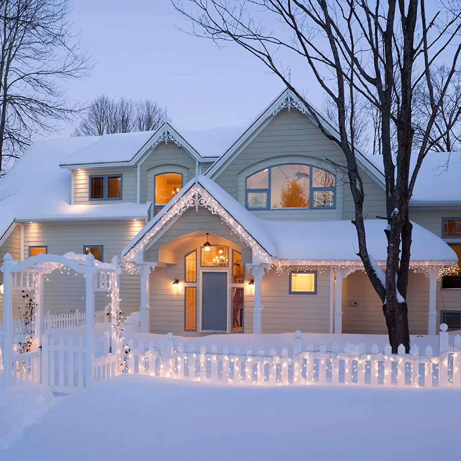 Luces navideñas para decoració - Fairy Light Curtain reseña y precio