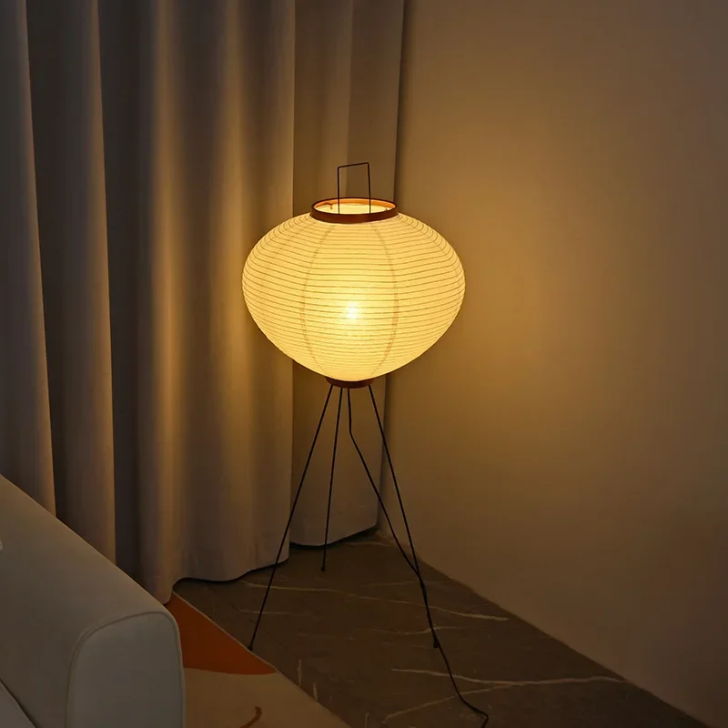 Lámpara de pie de papel de arr - Floor Lamp Tripod reseña y precio