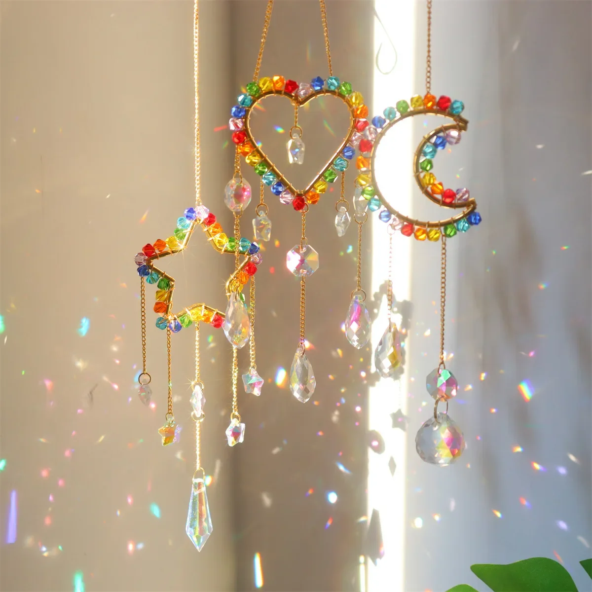 Atrapasueños de Cristal con Fo - Pendant Lighting Christmas Decor reseña y precio
