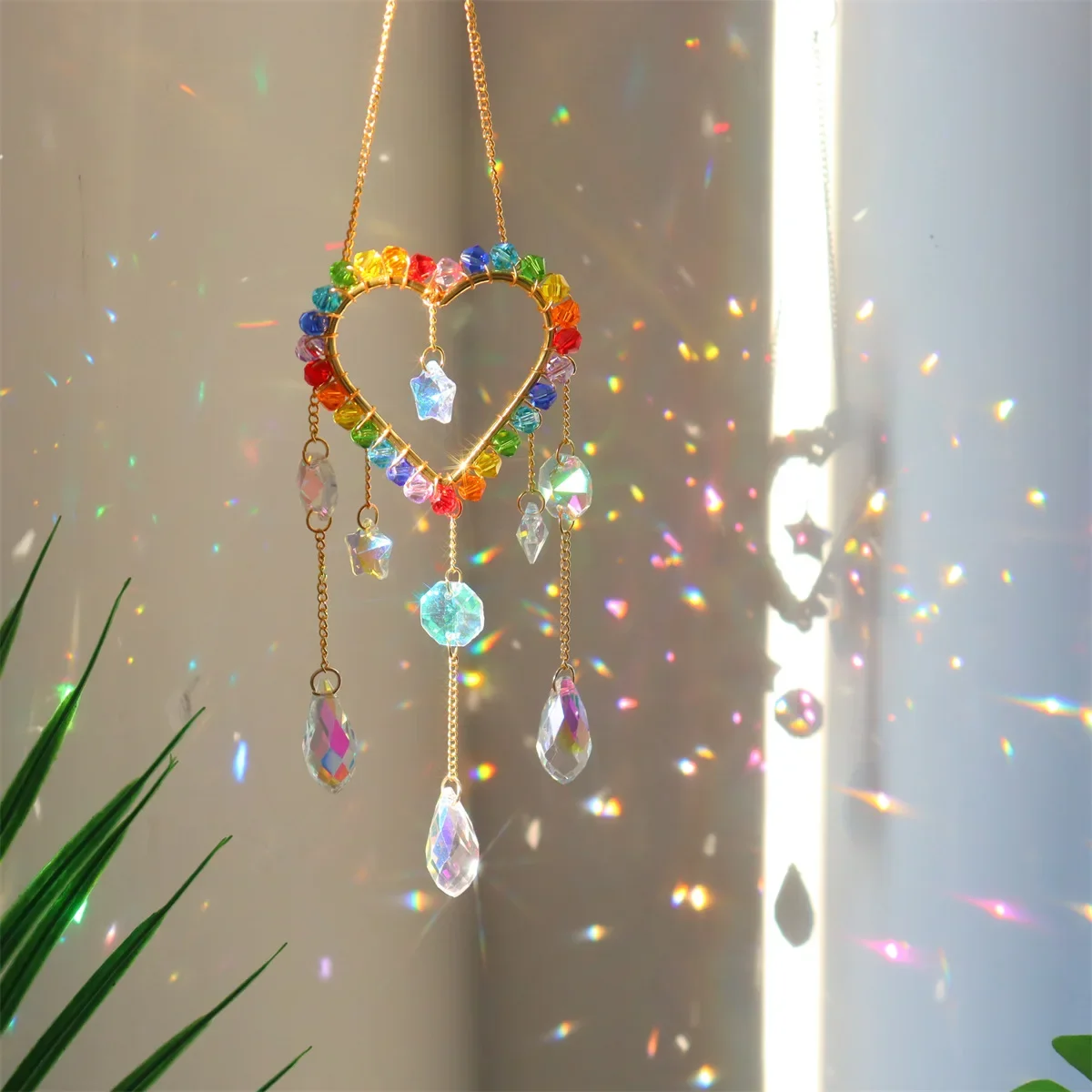 Atrapasueños de Cristal con Fo - Pendant Lighting Christmas Decor reseña y precio