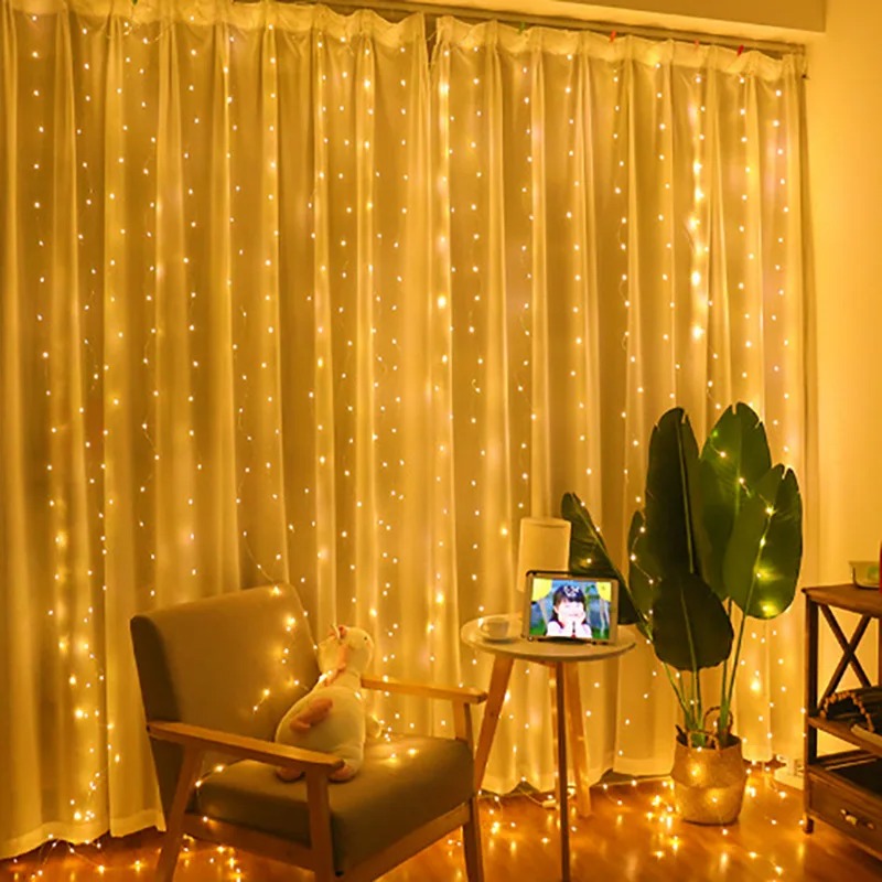 Guirnalda de cortina con modo  - Fairy Light Curtain reseña y precio