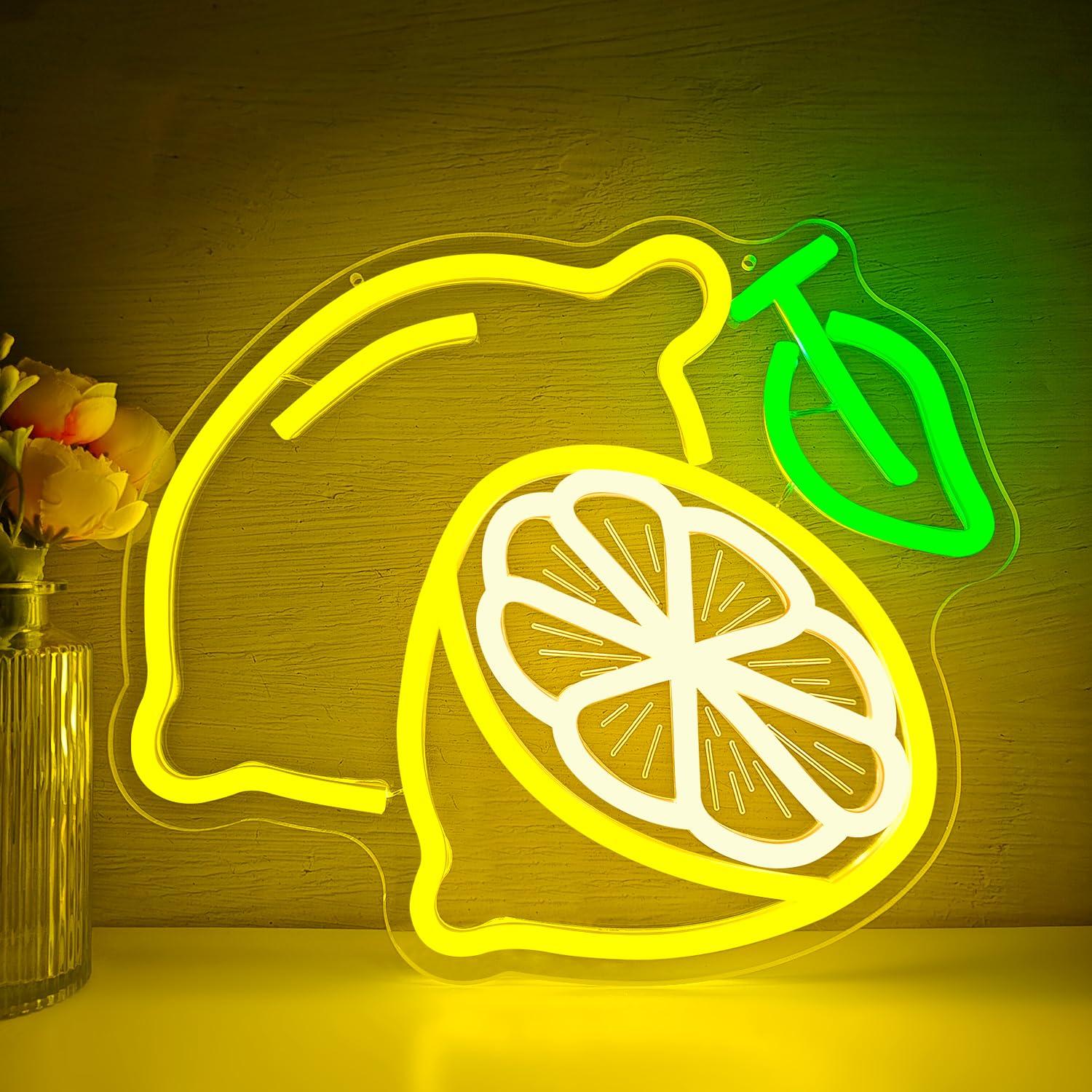 Letrero de neón con forma de l - Kitchen Decor Lighting reseña y precio