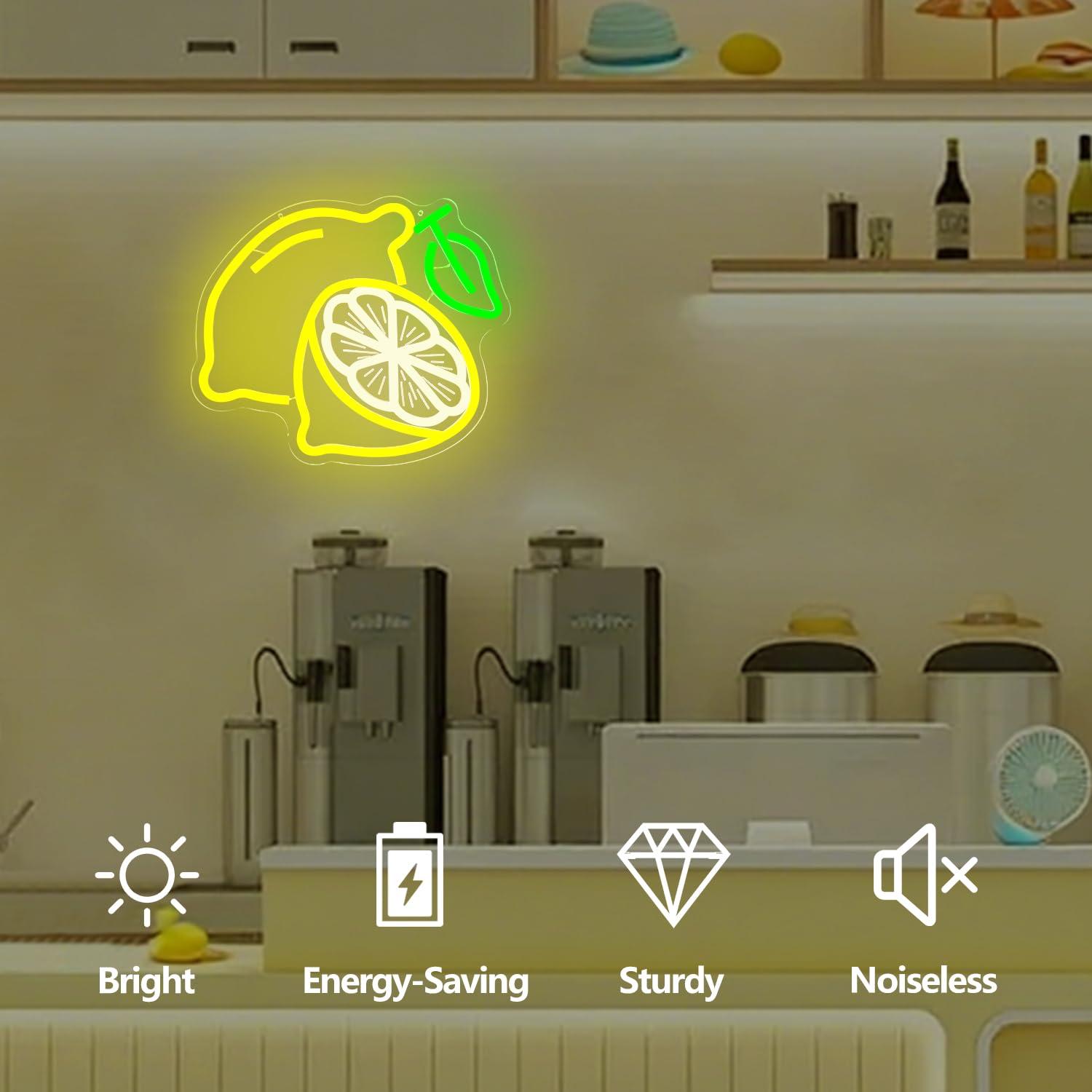 Letrero de neón con forma de l - Kitchen Decor Lighting reseña y precio
