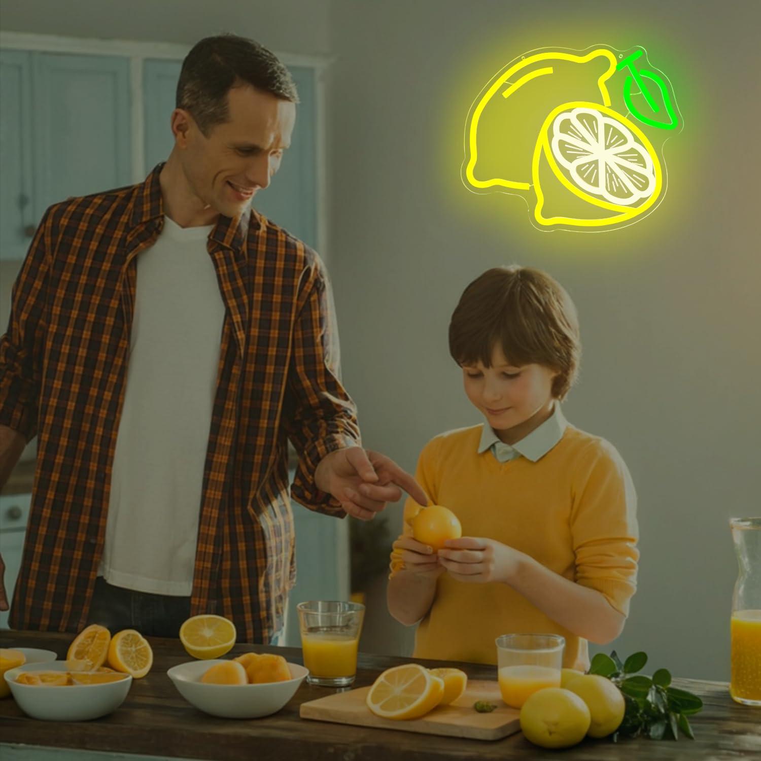 Letrero de neón con forma de l - Kitchen Decor Lighting reseña y precio