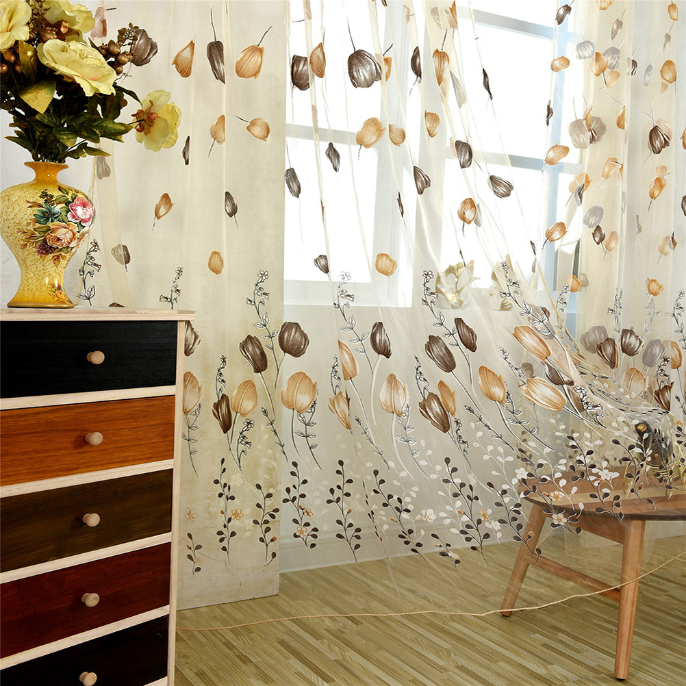 Cortinas de Tul Transparentes  - Kitchen Decor Lighting reseña y precio