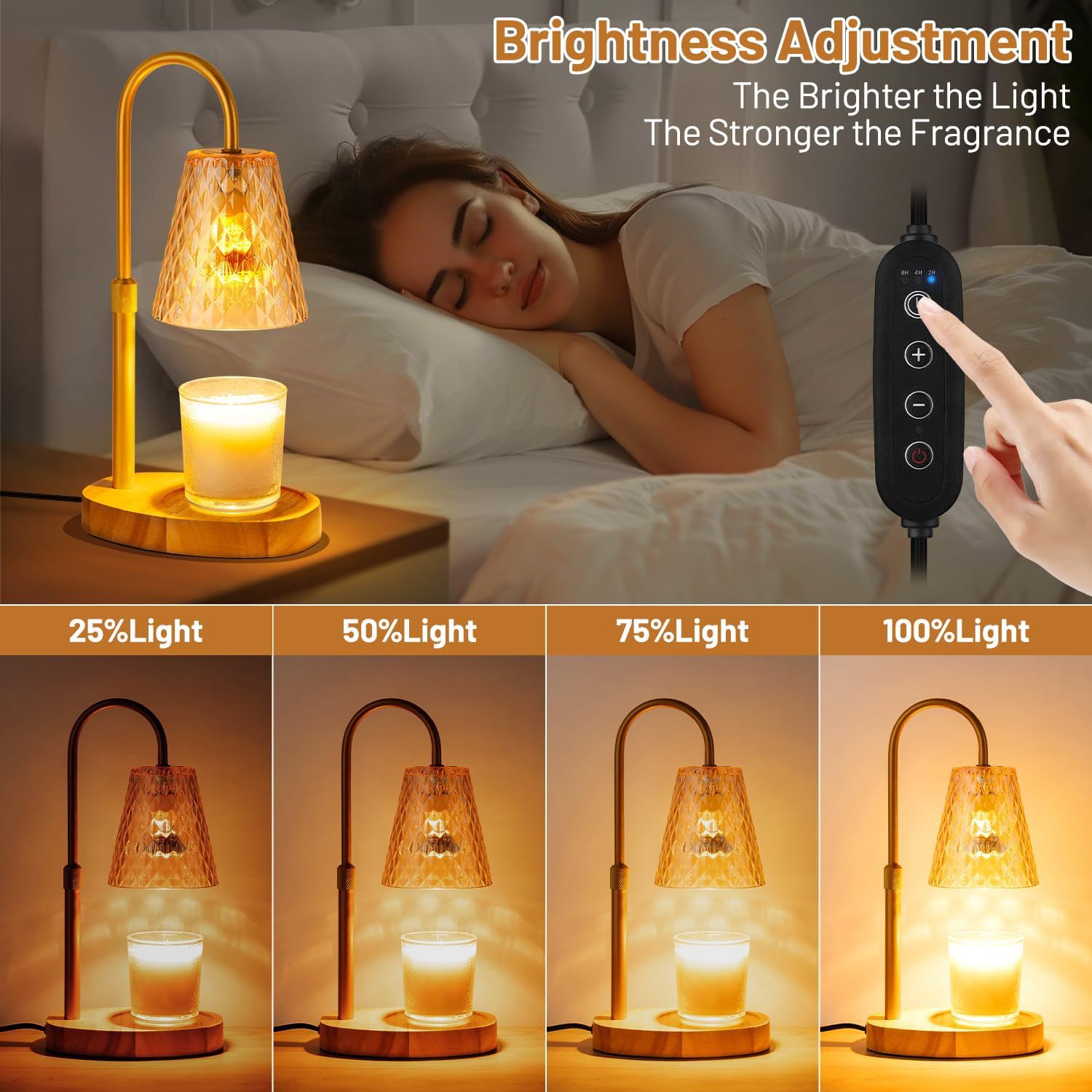 Lámpara Calentadora de Cera si - Lighting Decor For Living Room reseña y precio