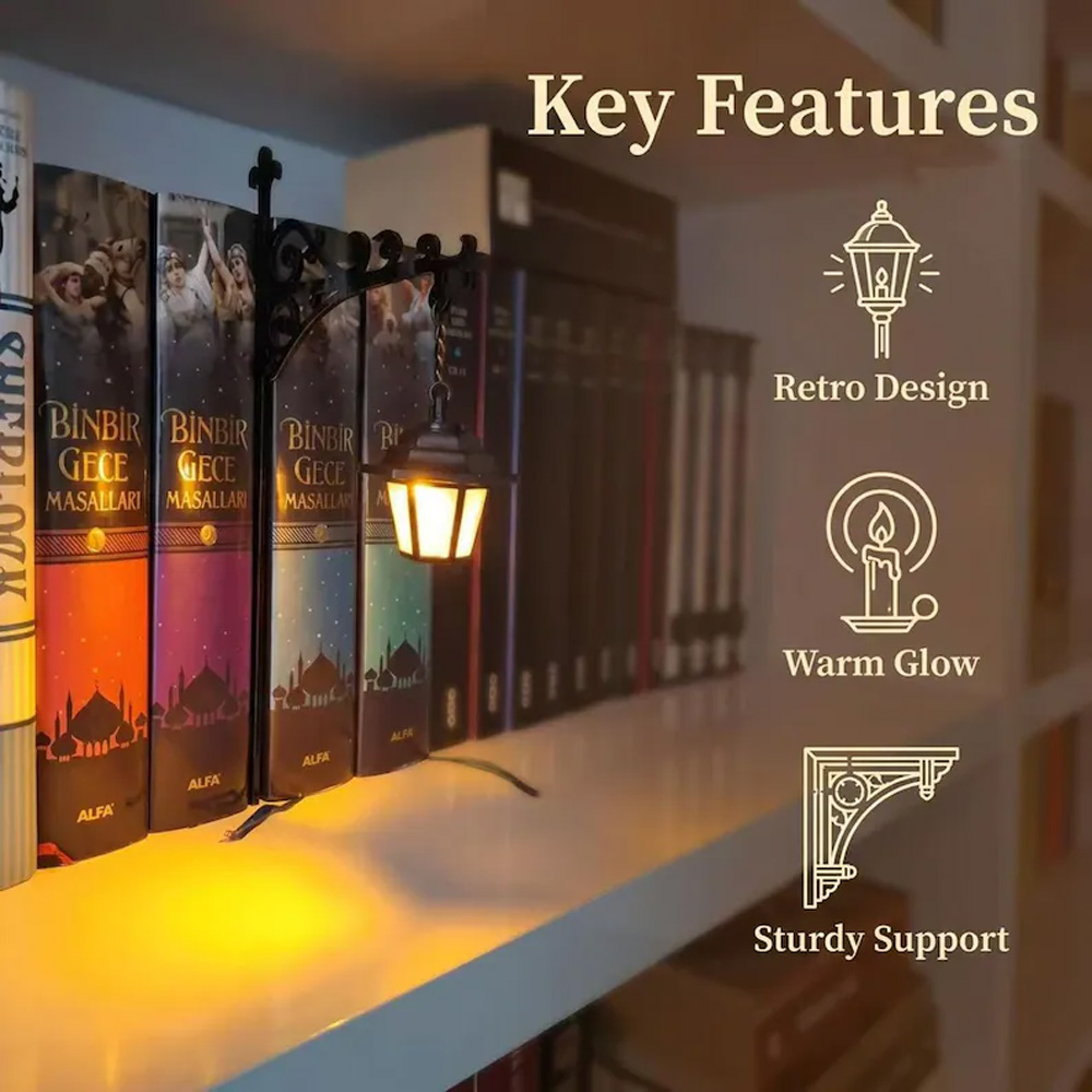 Linterna decorativa para bibli - Led Lighting Decor reseña y precio