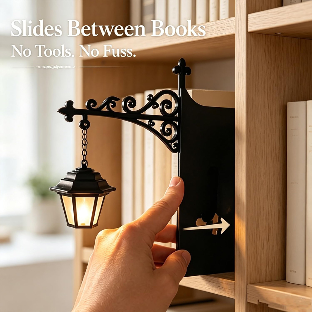 Linterna decorativa para bibli - Led Lighting Decor reseña y precio