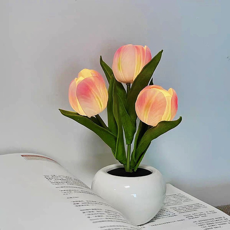 Lámpara LED Tulipán, Simulació - Ambient Lighting Decor For Room reseña y precio