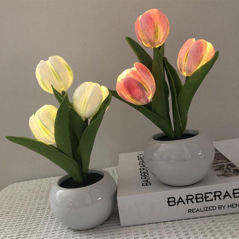Lámpara LED Tulipán, Simulació - Ambient Lighting Decor For Room reseña y precio