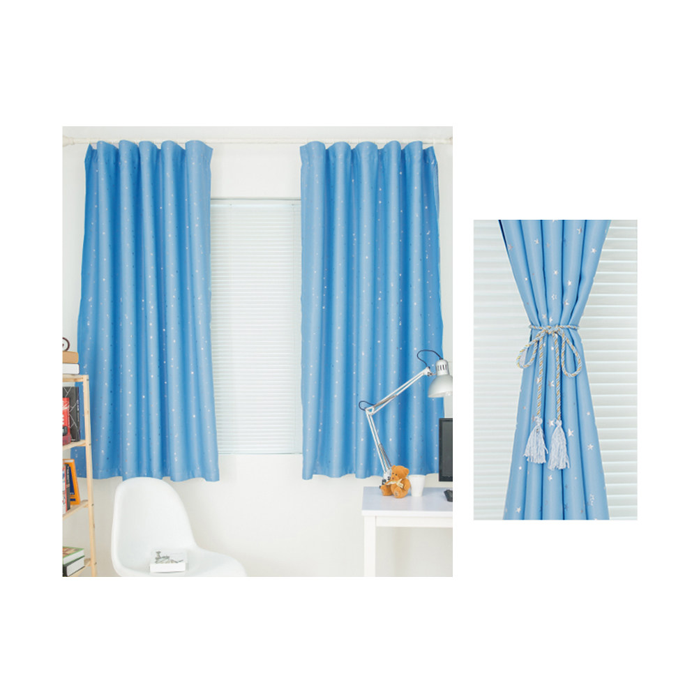 Cortinas Opacas Azul Cielo de  - Kitchen Decor Lighting reseña y precio