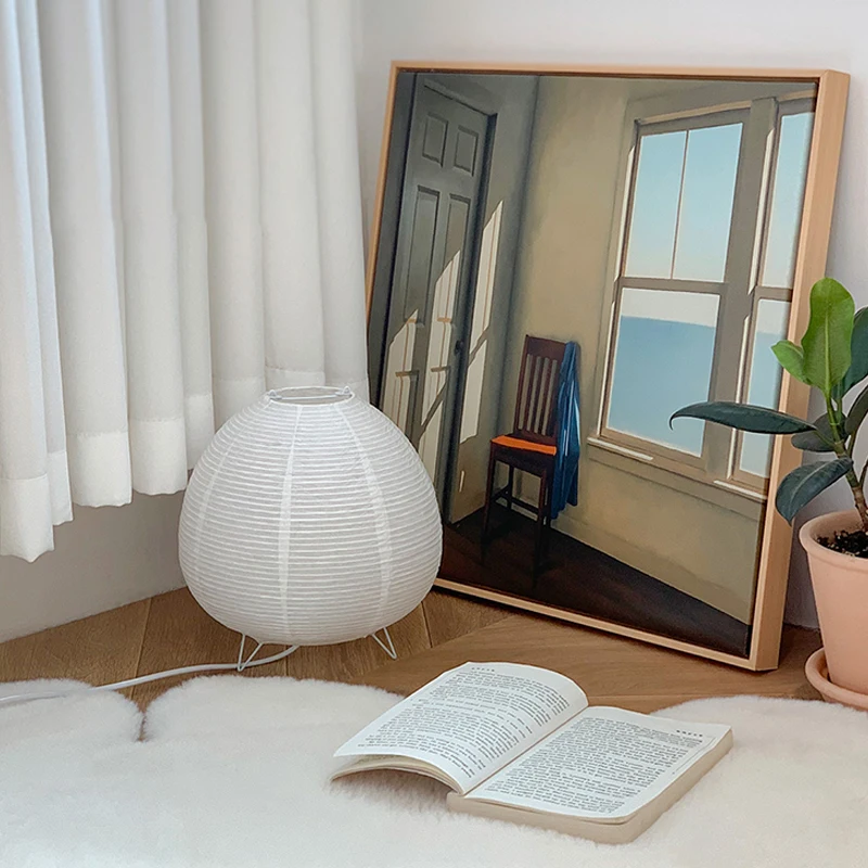Linterna de papel de arroz jap - Floor Lamp Tripod reseña y precio