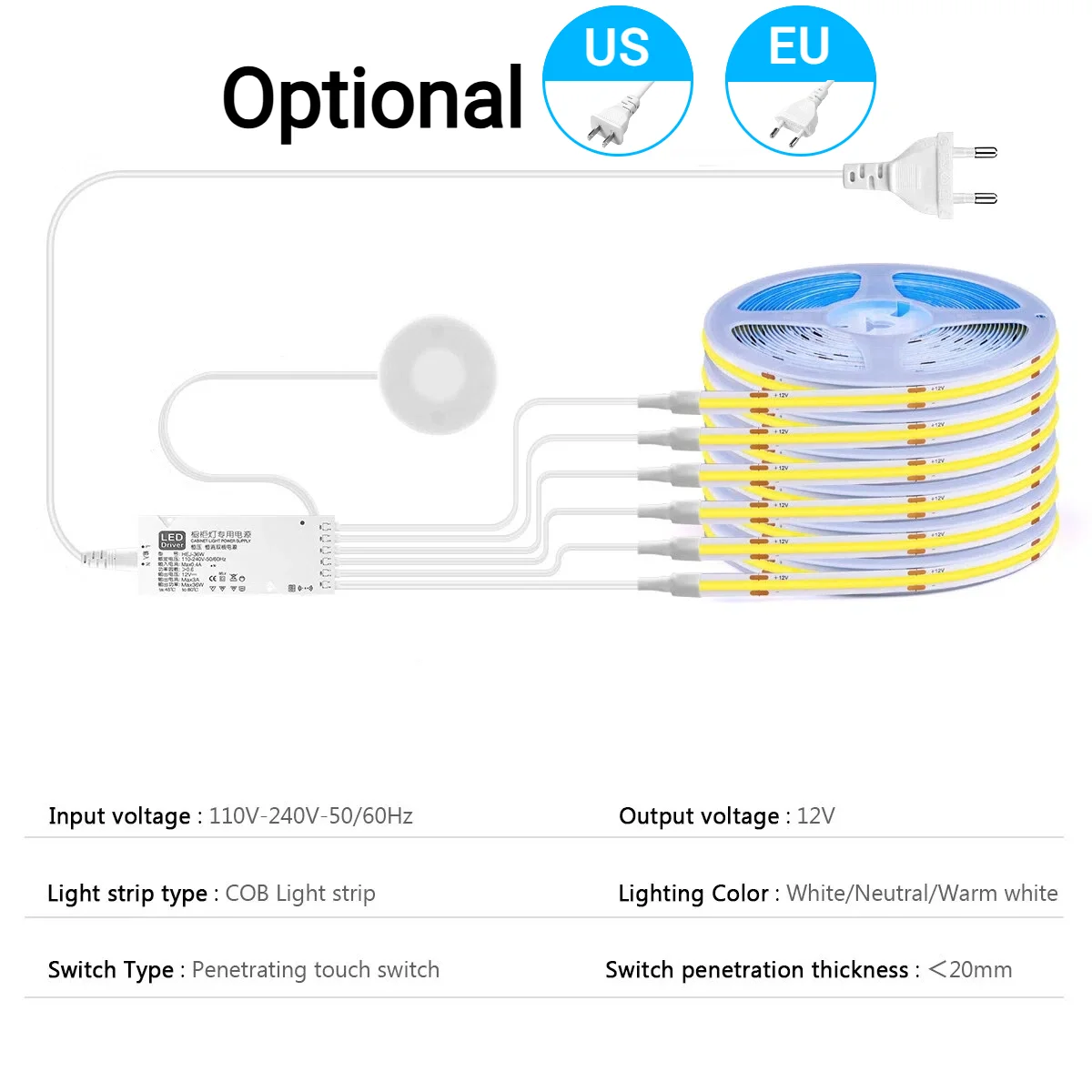 Kit de Tiras de Luces LED COB  - Kitchen Decor Lighting reseña y precio
