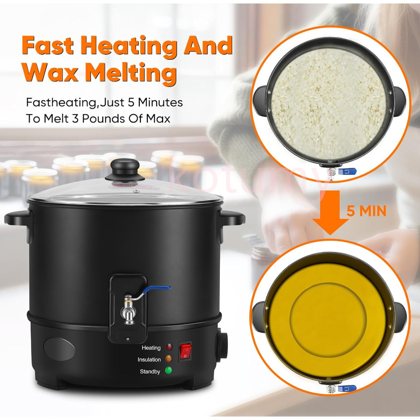 Vela de fusión eléctrica con e - Wax Melter Electric reseña y precio