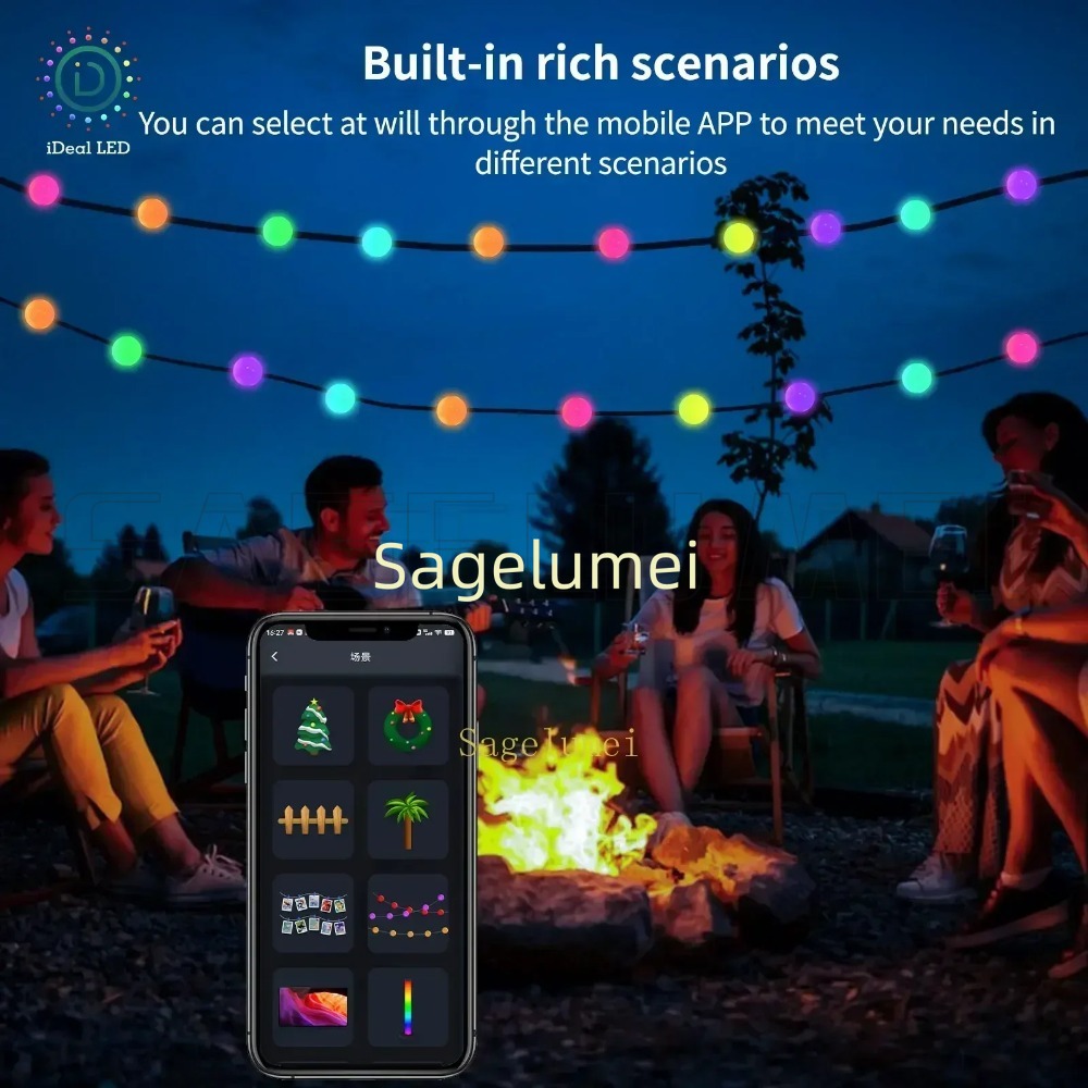 Tira de luces Led RGB Dreamcol - Fairy Light Curtain reseña y precio