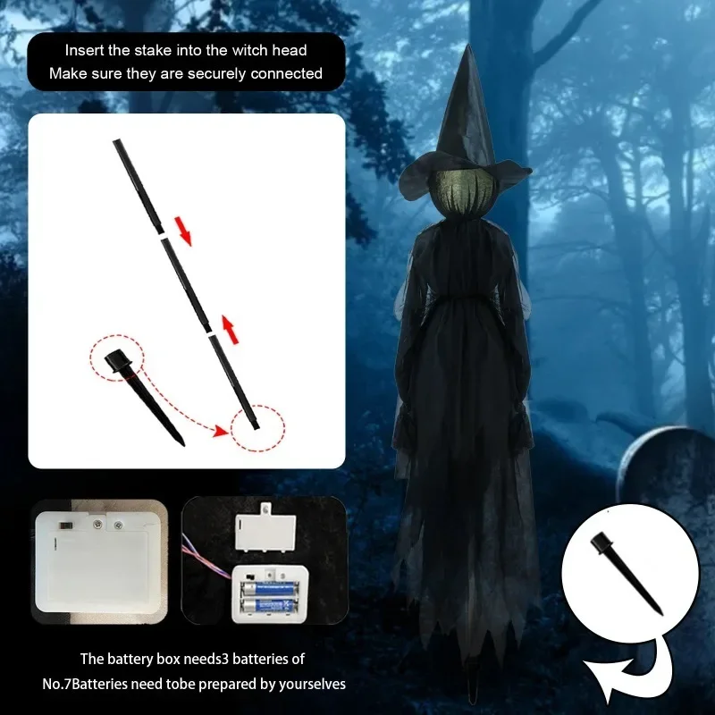 Decoración de Halloween con br - Up Lighting Decor reseña y precio
