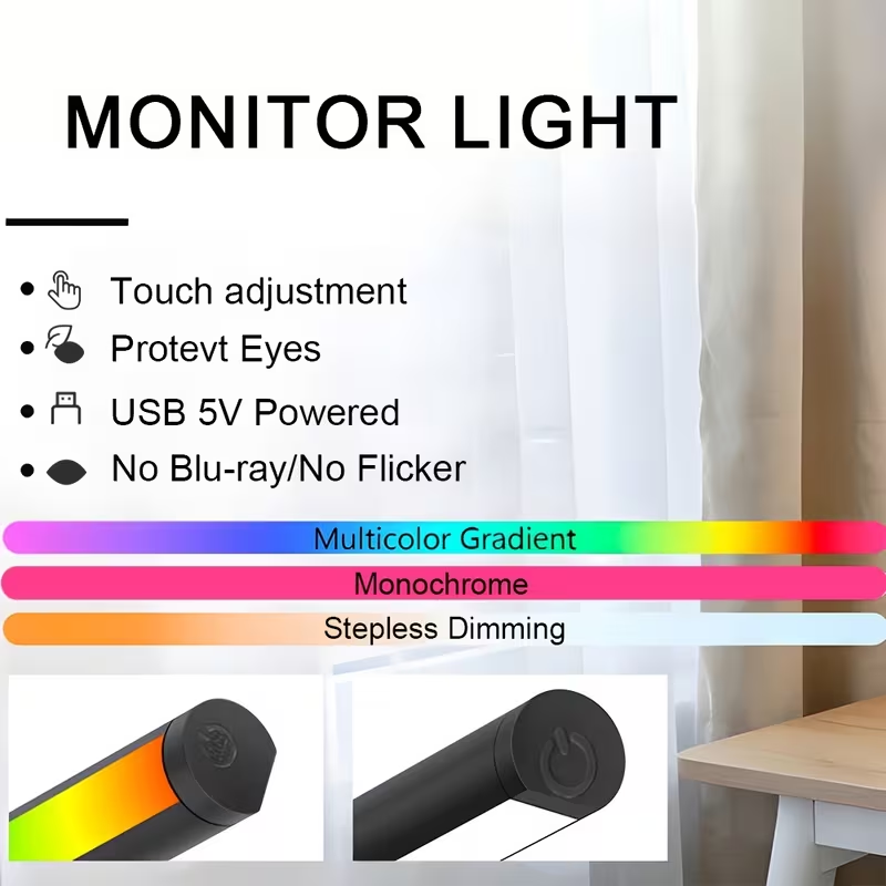 Barra de Luz LED para Monitor  - Touch Dimmer Lamp reseña y precio
